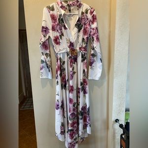 New sz small floral dress